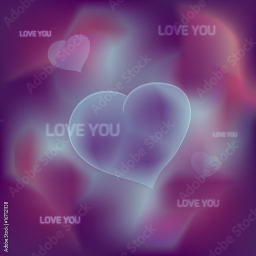 Abstract purple romantic background.