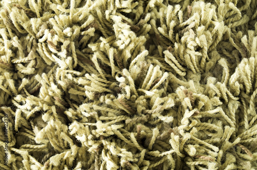 Canvas Print Texture pile. Closeup of white carpet. Macro
