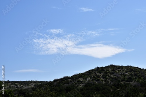 Blue sky Mountaintop