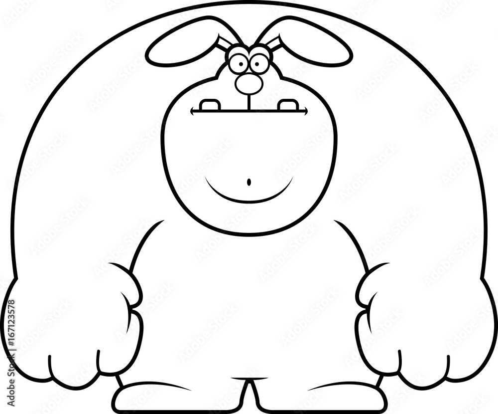 Obraz premium Cartoon Rabbit