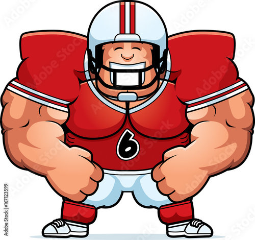 Cartoon Football Player