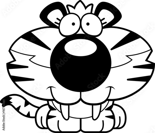 Saber-Toothed Tiger Smiling