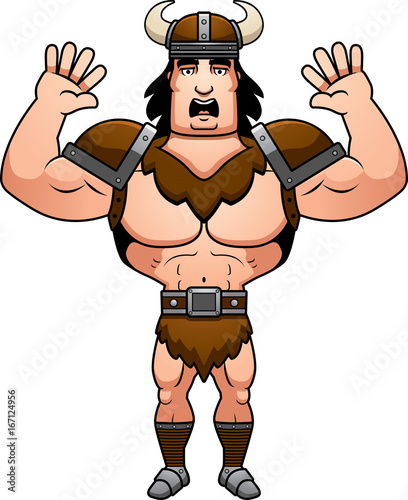 Cartoon Barbarian Surrender