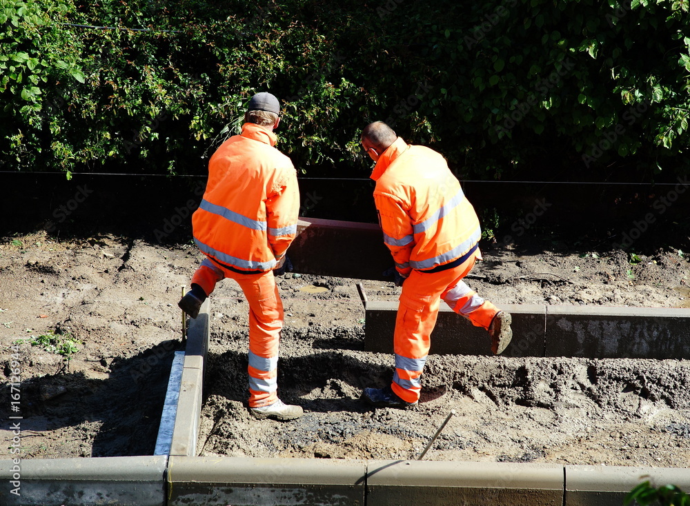 Baustelle,Strassenbau,Handwerk Baustelle,Strassenbau,Handwerk