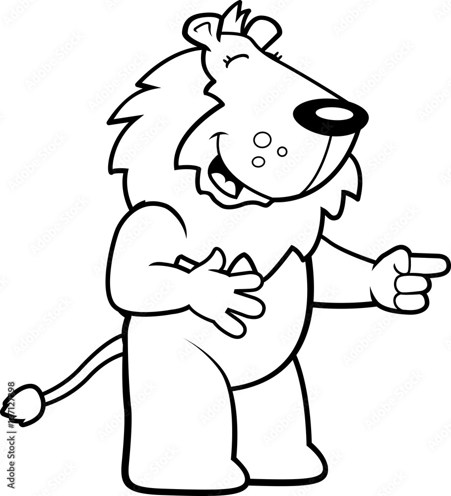 Lion Laughing