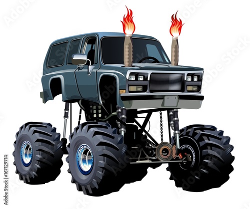 Cartoon Monster Truck