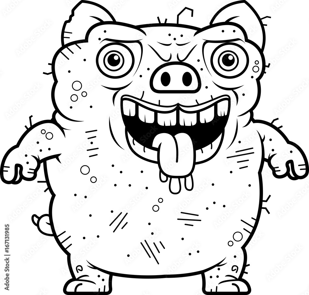 Ugly Pig Standing Ugly Pig Standing