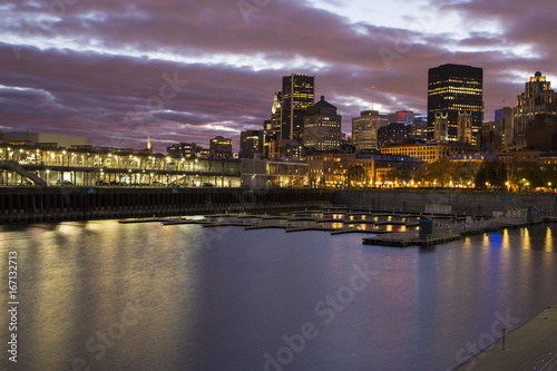 Montreal blue hour