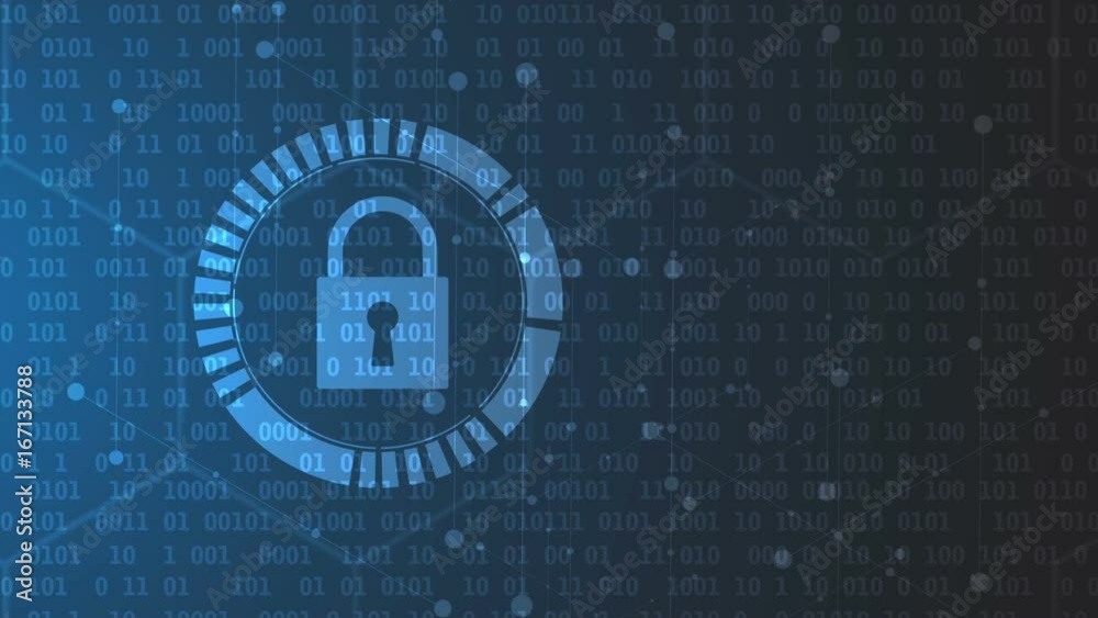 Cyber security and information or network protection. Future technology web services for business and internet project