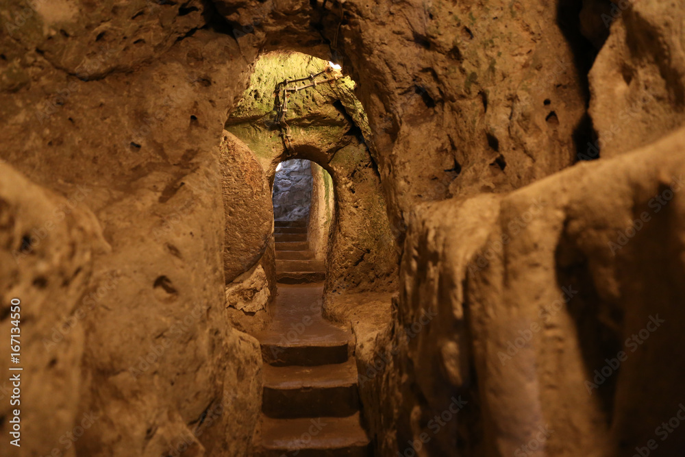 Obraz premium Derinkuyu Underground City in Cappadocia