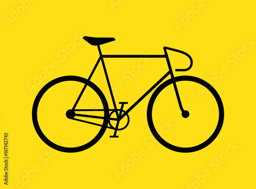 Fixed Gear Track Bike simple icon