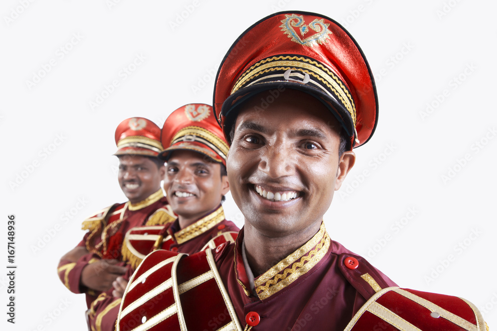 Portrait of bandwalas smiling Portrait of bandwalas smiling