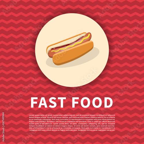 Hot dog poster