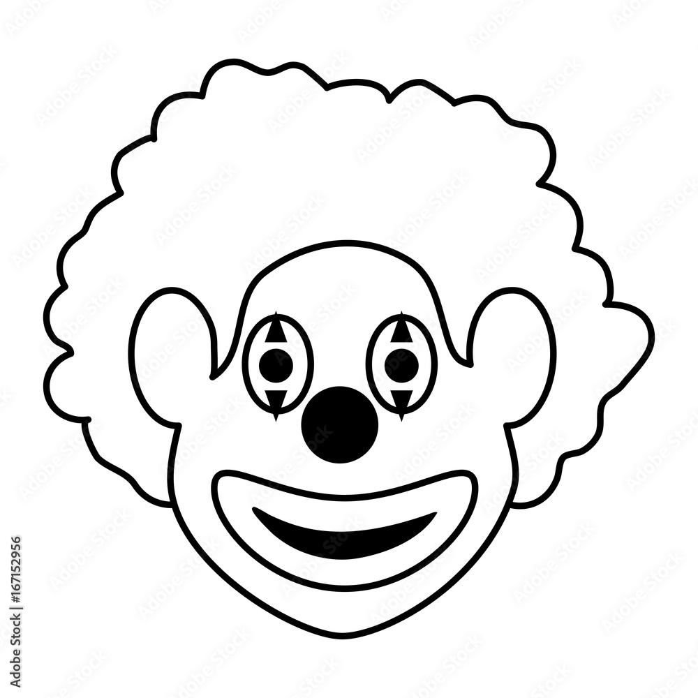 clown face icon image clown face icon image