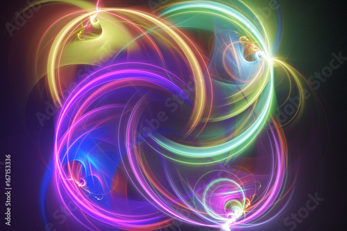 Abstract fractal background