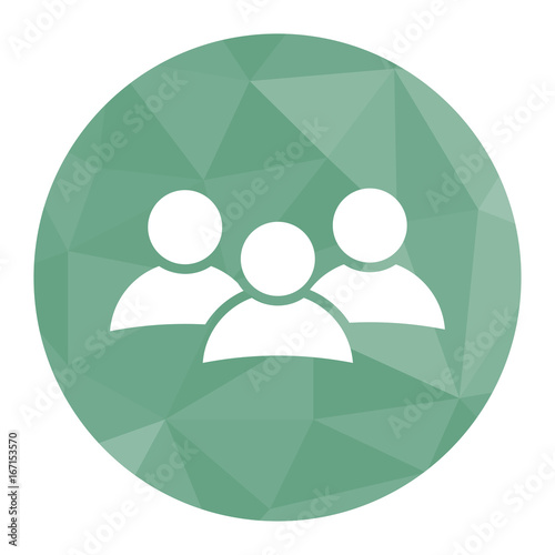 Polygon Icon Gruppe