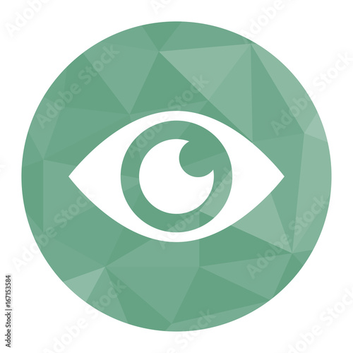 Polygon Icon Auge