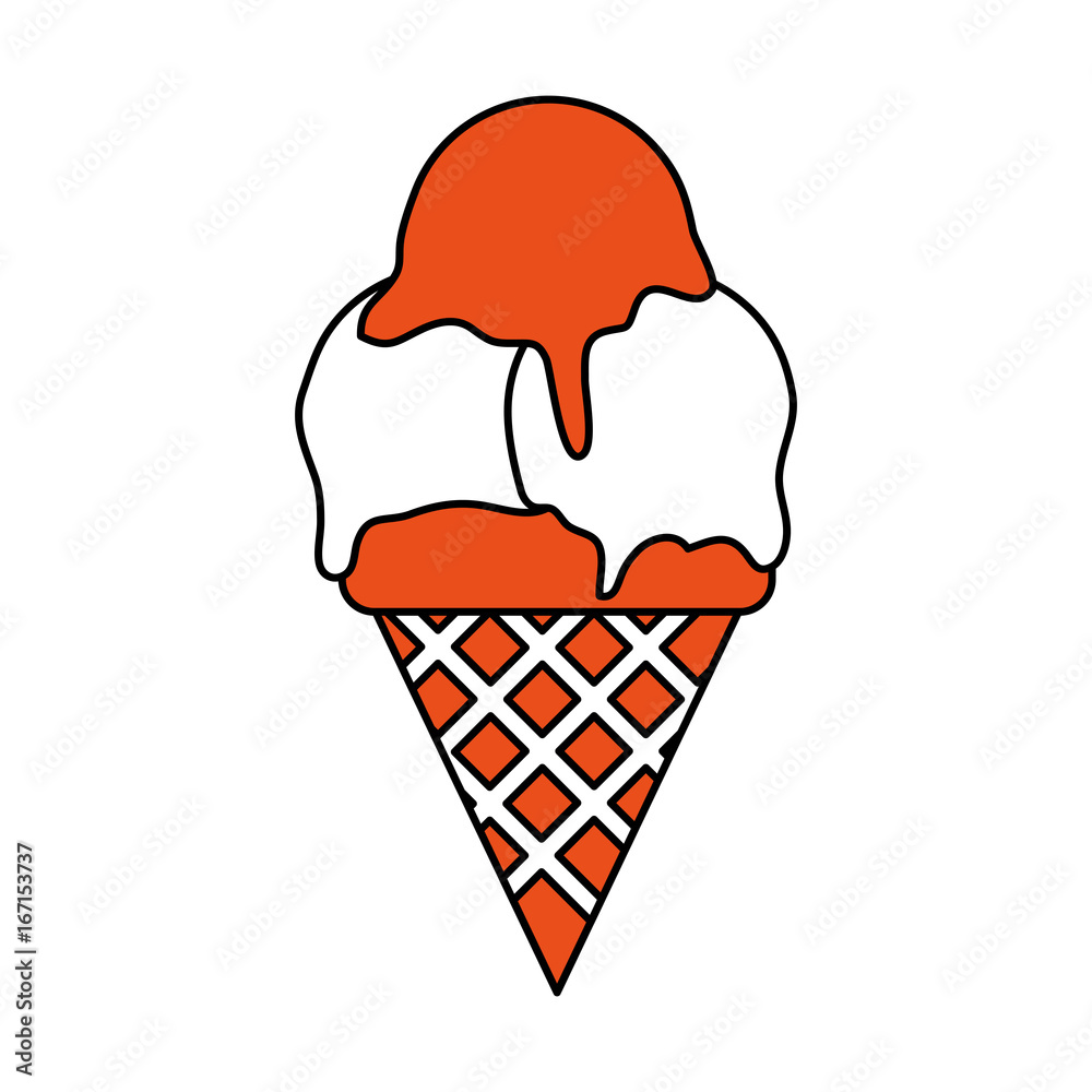 ice cream cone icon image ice cream cone icon image