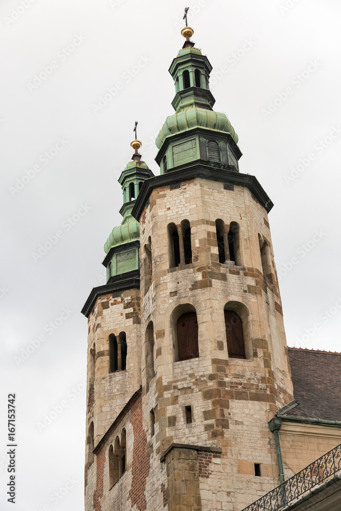 St Andrew church in Krakow, Poland.