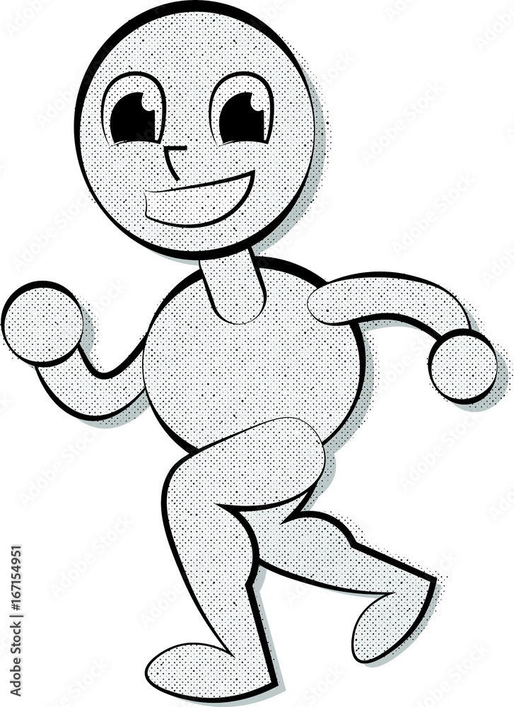 Fototapeta premium Cheerful jogger