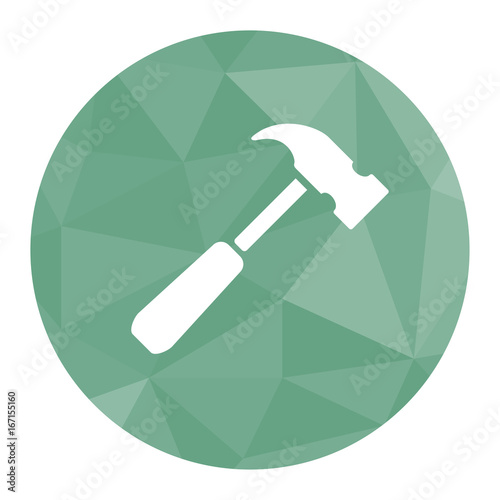 Polygon Icon Hammer
