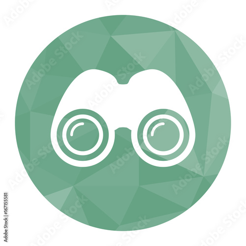 Polygon Icon Fernglas