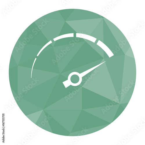 Polygon Icon Tachometer