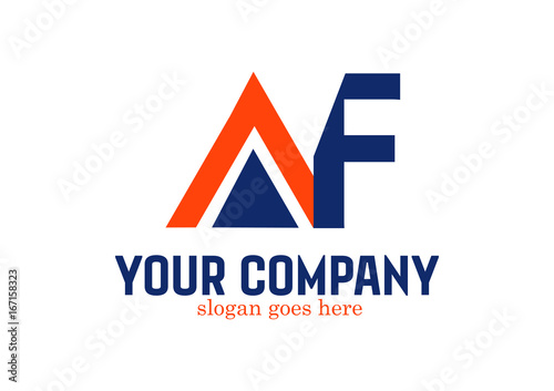 Free Download Letter AF Logo Design Vector - GFXLoad
