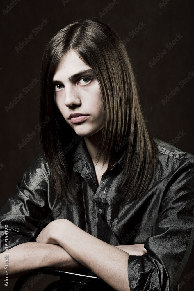 Naklejka premium Young handsome man