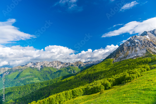 Picturesque Komovi Mountains are located in the east of Montenegro.