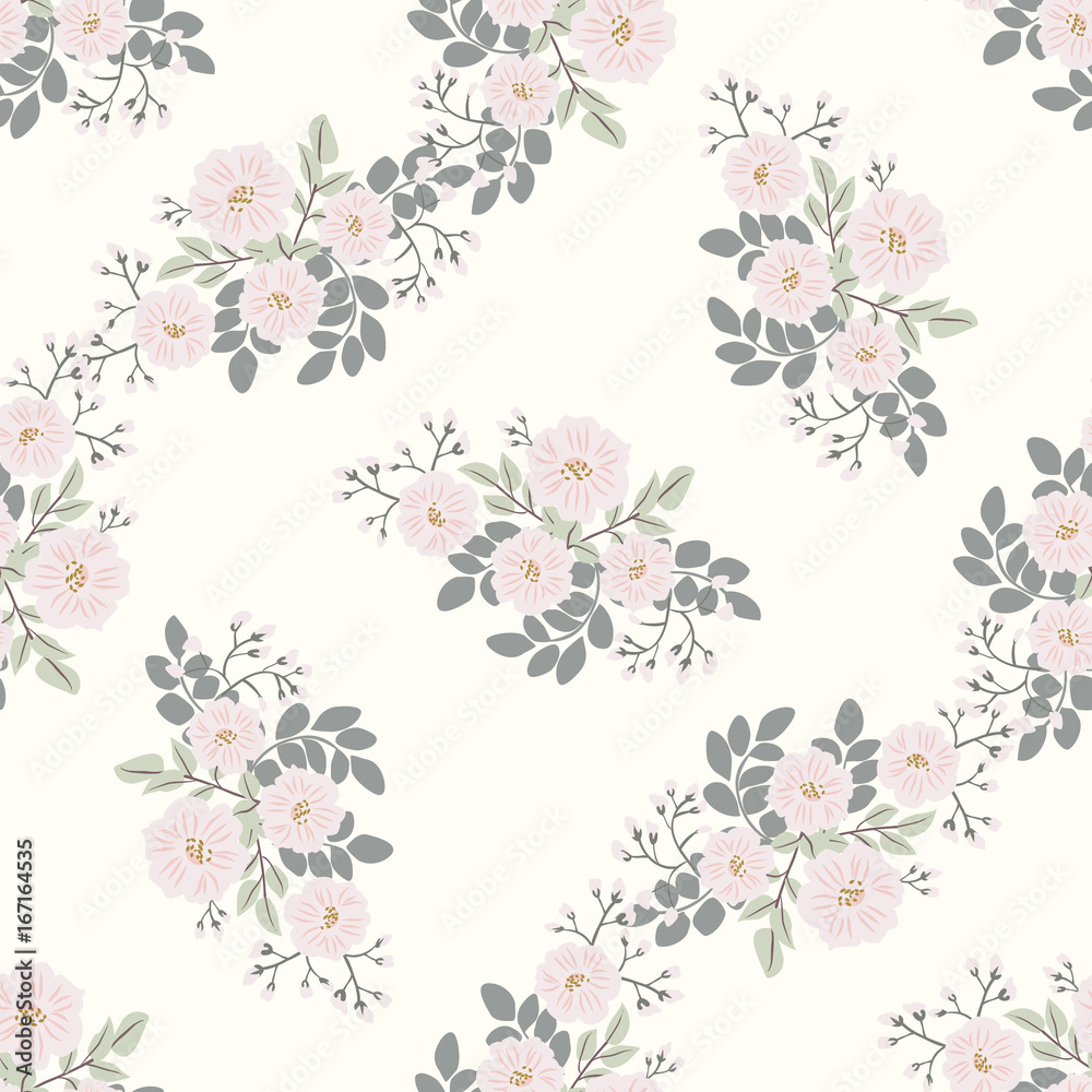 Seamless folk pattern in small wild flowers. Country style millefleurs. Floral meadow background for textile, wallpaper, pattern fills, covers, surface, print, gift wrap, scrapbooking, decoupage. Seamless folk pattern in small wild flowers. Country style millefleurs. Floral meadow background for textile, wallpaper, pattern fills, covers, surface, print, gift wrap, scrapbooking, decoupage.