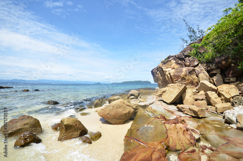 Beautiful sea view at Sabah island