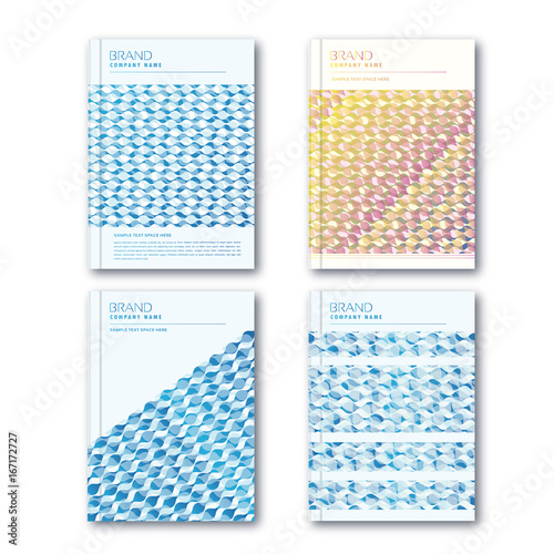 Obraz na płótnie the abstract book cover design 