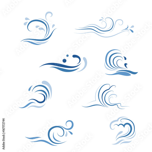 water icons design photo