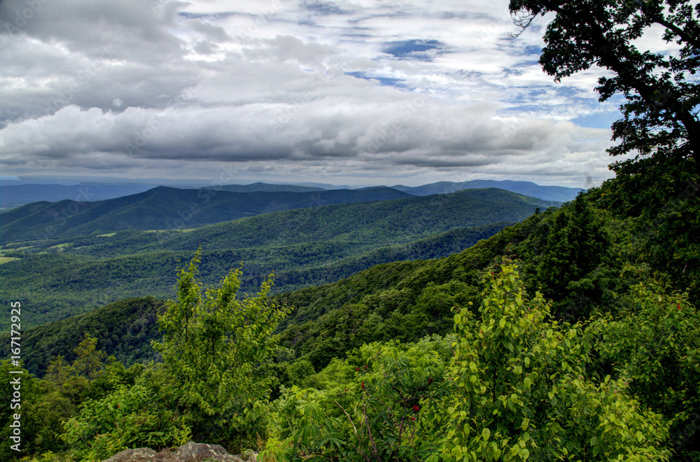 View from the Shenandoah Parkway with Ridgeline View from the Shenandoah Parkway with Ridgeline