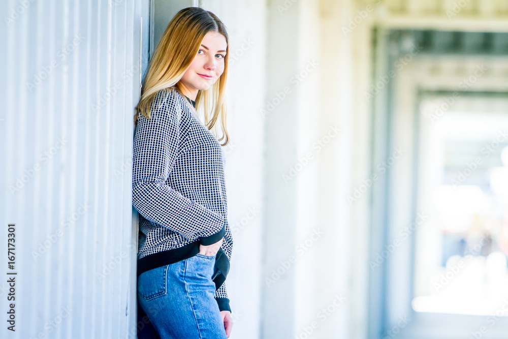 outdoor portrait of young happy smiling teen girl, natural outdoor background outdoor portrait of young happy smiling teen girl, natural outdoor background