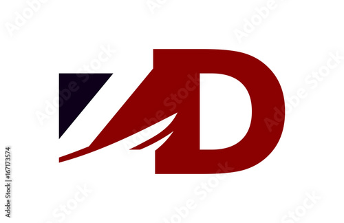 ZD Red Negative Space Square Swoosh Letter Logo Free Download ZD Red Negative Space Square Swoosh Letter Logo - GFXLoad