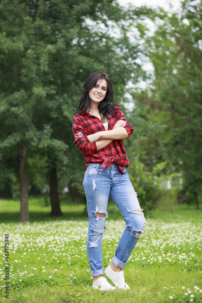 Full length portrait of a young beautiful woman Full length portrait of a young beautiful woman