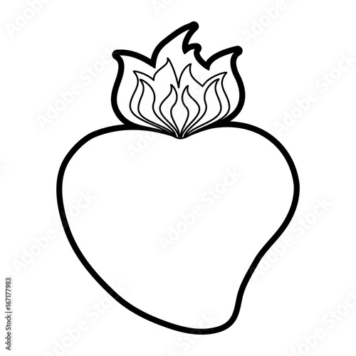 sacred hearth of jesus icon