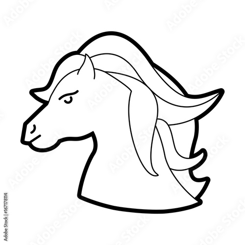 cute little unicorn cartoon