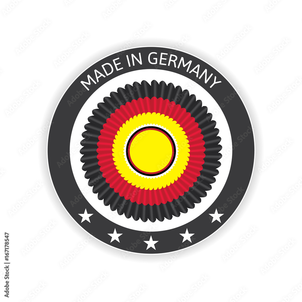 Fototapeta premium Made in Germany 100% - Siegel.