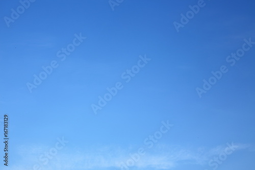 Fototapeta Naklejka Na Ścianę i Meble -  clear blue sky and cloud, cloudy summer background