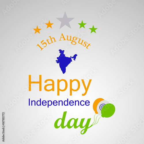 illustration of elements of India Independence Day Background