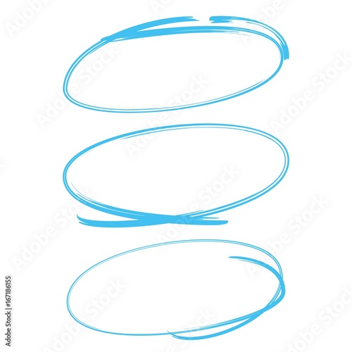 hand drawn marker elements, 