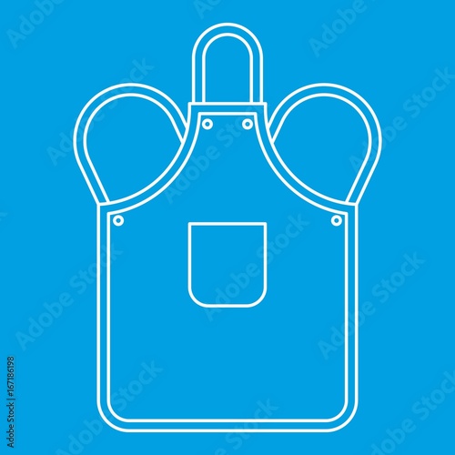 Blacksmiths apron icon outline