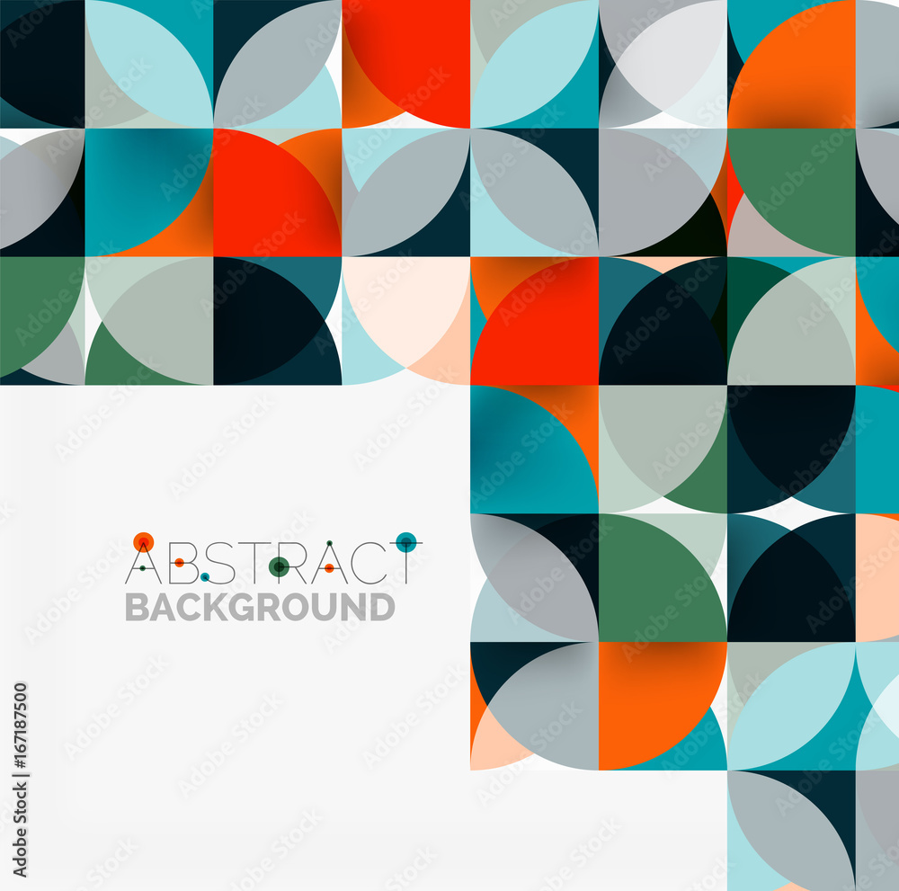 Modern geometrical abstract background circles Modern geometrical abstract background circles
