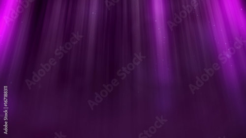 Abstract Purple light ray wall background.