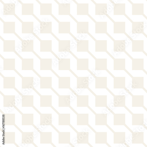 Abstract geometric lines lattice pattern. Seamless vector background. Subtle simple repeating texture.