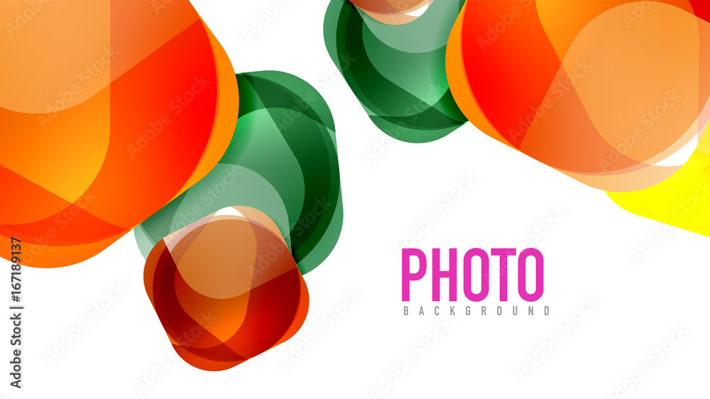 Modern geometric presentation background