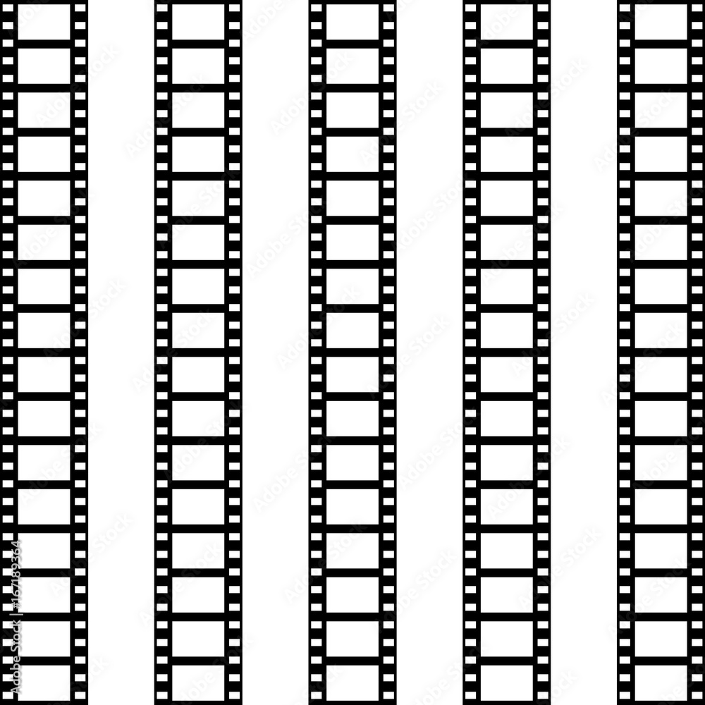 Seamless pattern of film strip. Vector background Seamless pattern of film strip. Vector background